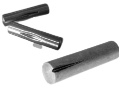 Grooved dowel pin