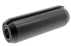 Spiral dowel pin coiled construction for shock absorption - Impex Industrial Corporation